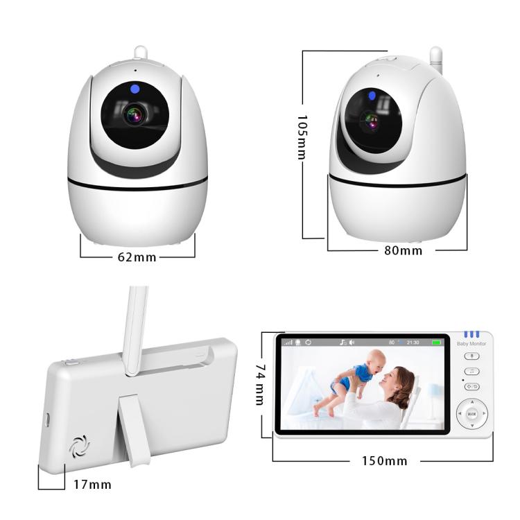 5 inch 1080P HD Baby Watcher Baby Monitor Camera, US Plug, EU Plug, UK Plug, AU Plug 5 inch 1080P HD Baby Watcher Baby Monitor Camera, US Plug, EU Plug, UK Plug, AU Plug